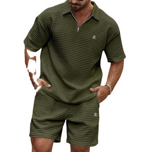 Men's Spring and Summer Sports Suit Youth Outdoor Breathable <b>Short</b> Sleeve <b>Shorts</b> with Trends Clothing - Product Image 3