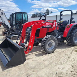 2020 Massey Ferguson 4707 Wheel Tractor Open ROPS MFWD R-4 <b>Tires</b> 100hp Rated Power Engine Motor Gear Pump Bearing Used Product - Product Image 3