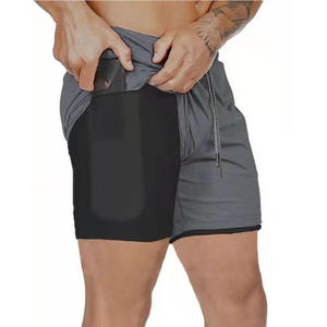 Vedo Short d'entraînement pour homme Logo personnalisé Vêtements de sport pour la course et le basket-ball Motif solide Polyester Écologique Dropshipping - Product Image 3