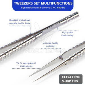 Pince à épiler à micro-pointe en acier inoxydable, pince à épiler à micro-pointe la plus vendue, pince à épiler à micro-pointe nouvelle arrivée - Product Image 5