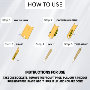 Papiers à rouler Korobo King-Size ultra-fins, blancs, naturels, non blanchis, avec filtre à combustion lente pour cigarettes et tabac - Product Image 4