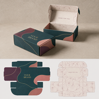 Boîte d'expédition personnalisée imprimée, emballage cosmétique de luxe, boîte en papier imprimée pour fabricants de produits de soin, maquillage et beauté