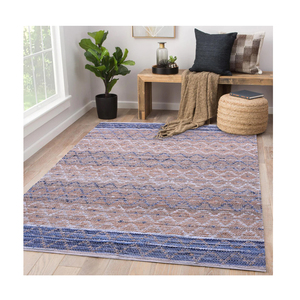 100% jute biologique brodé à la main lavable toutes saisons Rectangle classique tapis de sol Logo personnalisé cuisine tapis ensembles bas - Product Image 1