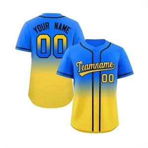 2024 chemise de softball imprimé par sublimation uniforme d'entraînement de jeu hommes/vêtements de jeunesse - Product Image 4