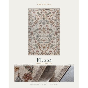 พรมโพลีเอสเตอร์ขายส่ง รุ่น FLORIA FL004 หลายสี ผลิตด้วยเครื่องจักร พรมตุรกี สำหรับห้องนั่งเล่น โครงการโรงแรม - Product Image 2