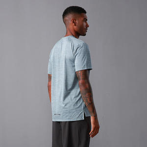 ผู้ชายเสื้อยืดแขนสั้น Quick-Dry Men เสื้อธรรมดาคุณภาพดีสีเขียวป่าซื้อ Crop Street สวมเสื้อ T - Product Image 3