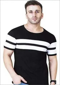 T-shirt 100% Coton T-shirts pour hommes unis vierges en gros de l'usine à bas prix. - Product Image 4