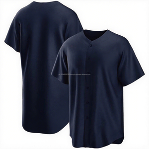 เสื้อเจอร์ซีย์ออกแบบได้ตามต้องการเสื้อเจอร์ซีย์เบสบอลแบบปุ่มสำหรับเล่นซอฟต์บอลเครื่องแบบเบสบอล - Product Image 4