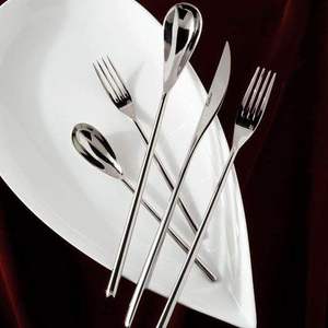 Cubiertos de acero inoxidable 304 reutilizables al por mayor con unicornio único sombra real cubiertos de Alta calidad restaurante boda hogar - Product Image 4