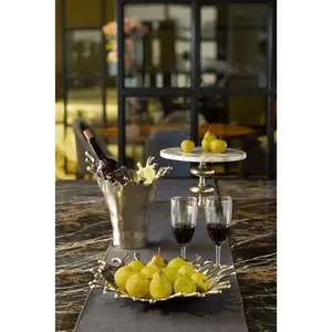 Soporte redondo de metal para pasteles y postres, vajilla de gran tamaño de alta calidad, decoración, soporte para pasteles de India - Product Image 3