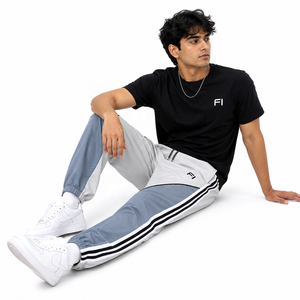 Wholesale <b>Athletic</b> Trousers Drawstring Elastic Waist Color Block Training Casual Jogging Bottoms Custom Fit men's pants USA - Product Image 3