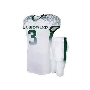 Maillot de football américain à manches courtes de meilleure qualité pour adultes respirant imprimé sublimé vêtements d'entraînement en gros - Product Image 3