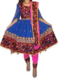 Banjara Tribal ethnique vintage kuchi robe, Afghan/Pakistan Kuchi fête traditionnelle multi couleur robe Kochi robe 3023 - Product Image 3