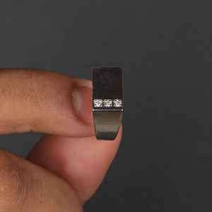 <b>Men's</b> Minimalist Lab Diamond Wedding Band <b>White</b> <b>Gold</b> Fashion <b>Ring</b> - Product Image 4