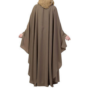 Vente en gros Abaya noire élégante personnalisée à la mode pour l'Aïd Ramadan Style du Moyen-Orient pour femmes - Product Image 1