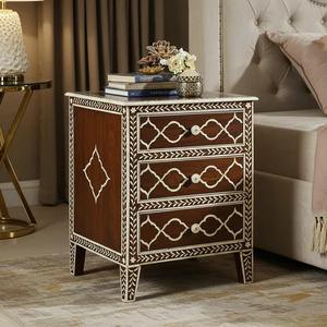 Mueble de Almacenamiento con Incrustaciones de Hueso Personalizado Más Vendido, Muebles Hechos a Mano para Villas, Hoteles y Apartamentos a Precio de Mayoreo - Product Image 1