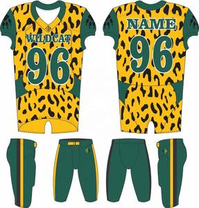 ชุดกีฬาผ้าโพลีเอสเตอร์ระบายอากาศได้ดีพิมพ์ลายโลโก้ชุดเล่นฟุตบอลอเมริกันชุดเล่นกีฬาผ้าโพลีเอสเตอร์น้ำหนักเบา - Product Image 4