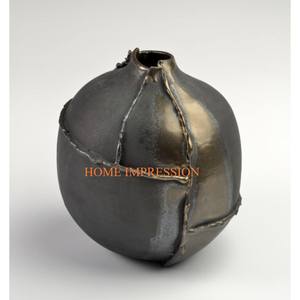 Recién llegado, artículos de mesa, jarrones de flores de aluminio, Decoración de mesa de calidad de lujo, eventos y resorts, jarrones y macetas de flores de lujo - Product Image 2