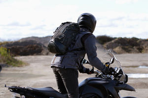 Sac à dos de luxe en cuir et toile, décontracté, pour voyage, école, ordinateur portable, utilisation quotidienne en extérieur, écologique, grande capacité LCBP-0032 - Product Image 2