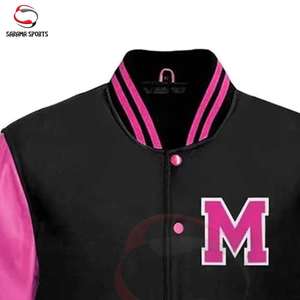Chaquetas de Diseño Personalizadas al por Mayor, Chaqueta de Béisbol Informal con Logotipo, Chaqueta Universitaria Unisex de Poliéster, Chaquetas Letterman - Product Image 4