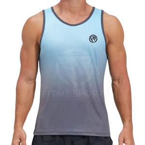 Vêtements de fitness Débardeur fabriqué au Pakistan Débardeur Vente directe d'usine Plus Size Summer Wear Hommes Débardeur - Product Image 2