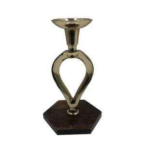 Bougeoir conique en métal noir forme ronde la plus vendue pour la décoration de la maison et du mariage en vrac fait à la main - Product Image 6