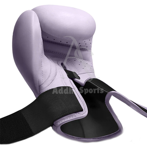 ถุงมือชกมวยหนังสำหรับผู้ใหญ่ถุงมือฝึกศิลปะการต่อสู้ผลิตตามสั่ง100% รับประกันคุณภาพ - Product Image 4