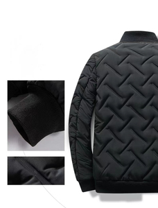 Chaqueta de invierno de nuevo estilo, abrigo de algodón, chaqueta Bomber a prueba de viento, ropa ligera para correr al aire libre, chaqueta acolchada lavada con soporte - Product Image 6