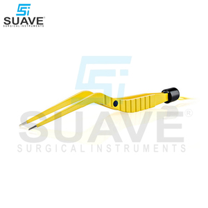 Pinces bipolaires en gros, instrument neurochirurgical en acier inoxydable, manuel, réutilisable, haute qualité, certifié CE, SUAVE SURGICAL - Product Image 4