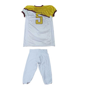 Uniforme de Fútbol Americano Personalizado con Estampado Digital, Transpirable, Antibacterial, Tallas Grandes, Conjunto de Jersey y Pantalones para Adultos - Product Image 5
