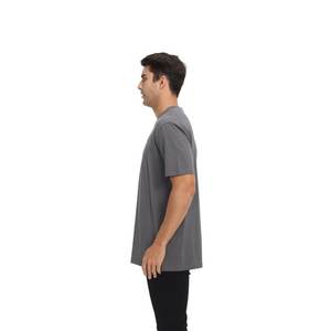 Camiseta de Cuello en V de Spandex/Nailon para Hombre, Manga Corta, Color Sólido, 170GSM, Capa Base de Lana, Secado Rápido, Transpirable, Antiolor, para Viajes y Senderismo - Product Image 2