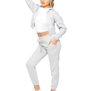 ชุดจ็อกเกอร์แบบมีซิประบายอากาศได้ดีผ้าฝ้าย100% เป็นมิตรต่อสิ่งแวดล้อม - Product Image 1