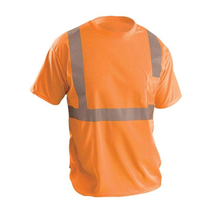 High Visibility Safety <b>T</b> <b>Shirt</b> for <b>Men</b> Customized Reflective Construction Workwear Clothing Security Working Apparel Wholesale - Product Image 5