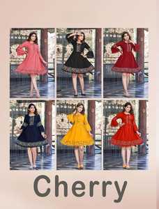 Modern Style New Designer Heavy Rayon Embroidery Work Fancy <b>Top</b> Women Fashion Manufacturer From India - Product Image 2