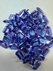 Alta calidad 4x6 MM Esmeralda corte tanzanita ojo limpio suelto facetado piedra preciosa Natural - Product Image 4