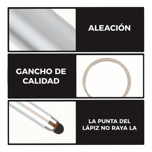 Llavero con Bolígrafo Táctil Pequeño con Tinta - Colores Surtidos - Product Image 4
