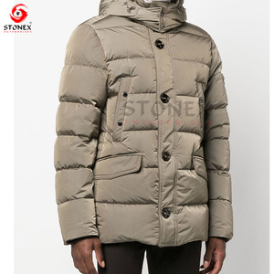 แจ็กเก็ตบุผู้ชายแจ็คเก็ตขนเป็ดให้ความอบอุ่นมีกระเป๋าดีไซน์ล่าสุดสำหรับฤดูหนาว - Product Image 3