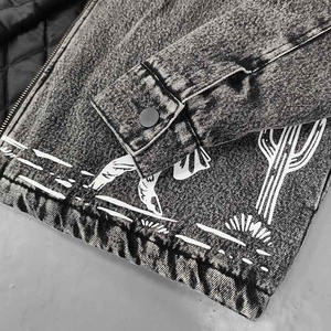 Chaquetas de Mezclilla para Hombre al por Mayor, Nuevas, a la Moda, Multicolores, con Botones, Tallas Grandes, Chaquetas de Mezclilla Personalizadas para Hombre, Invierno 2024 - Product Image 6