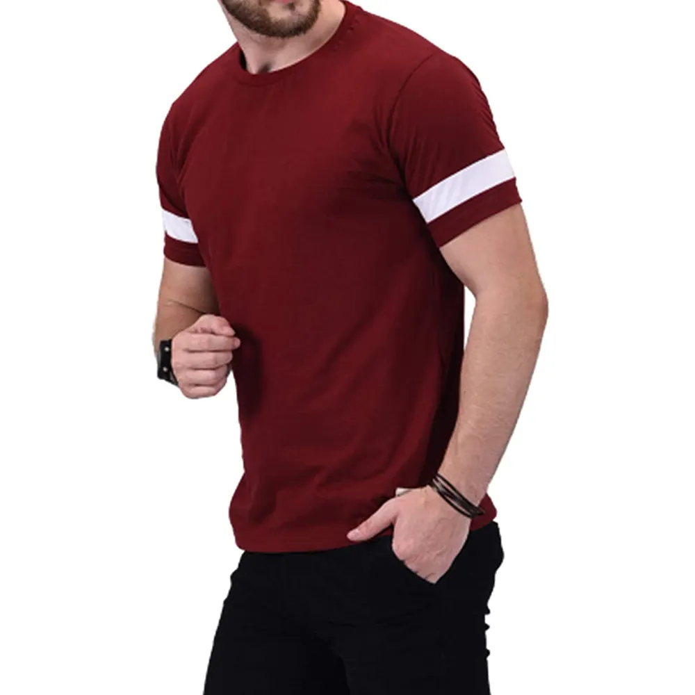 Wholesale Custom Design T Shirt Men Clothes New Summer Style Fashion Color t shirt for men