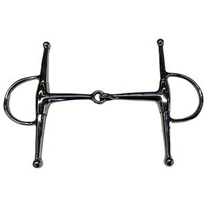 Brocas de filete inglés Eggbutt de acero inoxidable de Color dorado personalizadas con estribos personalizados Cantidad a granel Productos para caballos - Product Image 1