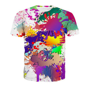 Logotipo personalizado Unisex Hombres Mujeres Camisetas Nueva moda Casual Algodón Camisetas 3D Gráfico Impreso Adultos Adolescentes Tops Tamaño - Product Image 4