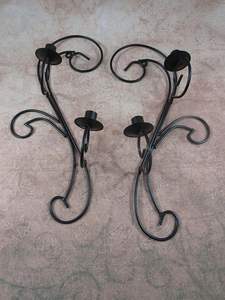 Candelabros para interiores de Metal negro más vendidos en Europa, montados en la pared para decoración del hogar para Navidad - Product Image 4