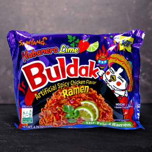 Fideos Instantáneos Picantes Habanero Lime Hot Buldak Halal de Alta Calidad, Tendencia Popular, en Paquete de 25 kg - Product Image 6