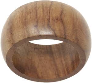 HHO ronds de serviette en bois ronds faits à la main pour les hôtels de luxe et les mariages décor de table à manger élégant et porte-serviettes de fête - Product Image 6