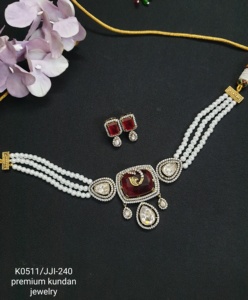 สร้อยคอทับทิมสีแดงทับทิมชุดเครื่องประดับเพชรสร้อยคอจากดีไซเนอร์สร้อยคอที่ได้แรงบันดาลใจจากการออกแบบเครื่องประดับงานแต่งงานของราชวงศ์ - Product Image 2