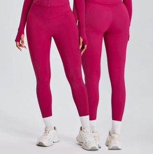 Leggings Deportivos Casuales de Cintura Alta para Mujer, Secado Rápido, Transpirables, Personalizables, de Primera Calidad, Suaves y Cómodos, al por Mayor, OEM - Product Image 5