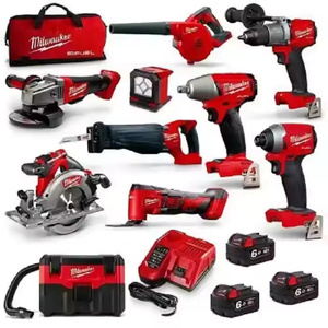 Kit Combinado de Taladro y Atornillador de Impacto Inalámbrico Compacto Milwaukee M18 de 18V con Batería de Iones de Litio y Motor sin Escobillas - Product Image 4