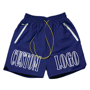 Short d'entraînement en nylon pour hommes, logo personnalisé, short de fitness, sport, basket-ball, short de gym en polyester avec poche - Product Image 6