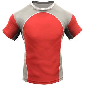 Uniformes de Rugby rojos/De piel personalizados, transpirables, estirables, cómodos, de alto rendimiento, duraderos, que absorben la humedad para jugadores - Product Image 5