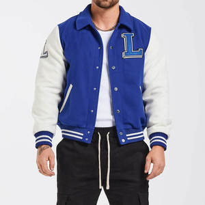 Chaqueta Letterman de diseño nuevo, color personalizado, para hombre, ropa de calle, chaqueta Letterman cálida para hombre - Product Image 4